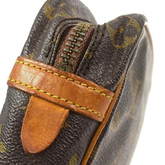 Louis Vuitton Compiegne Clutch 23 Brown Leather 852 - Picture 5 of 10